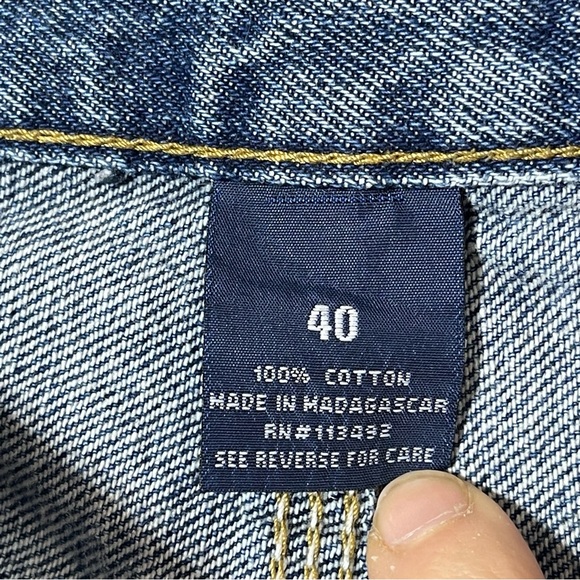 Full Blue, Denim Carpenter Shorts. Size 40. In excellent condition! - Picture 4 of 6